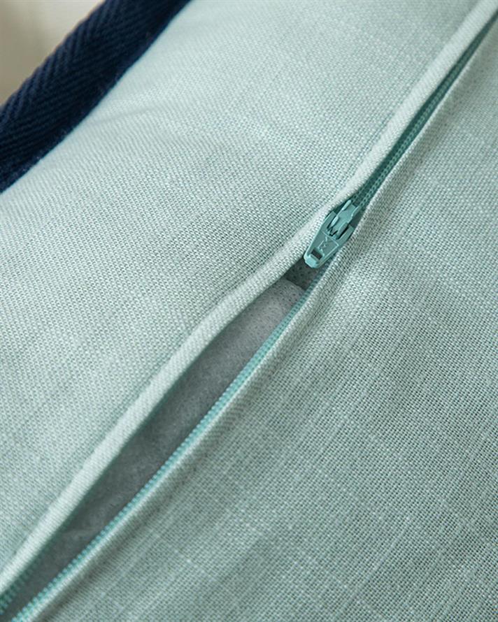 Față de pernă decorativă, Epona, bumbac, 45x45 cm, bleu