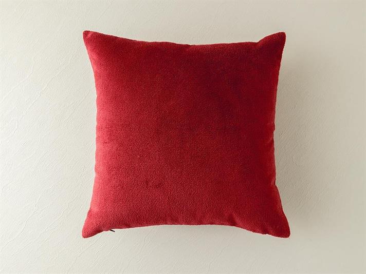 Față de pernă decorativă, Gloria, poliester, 43x43 cm, roșu