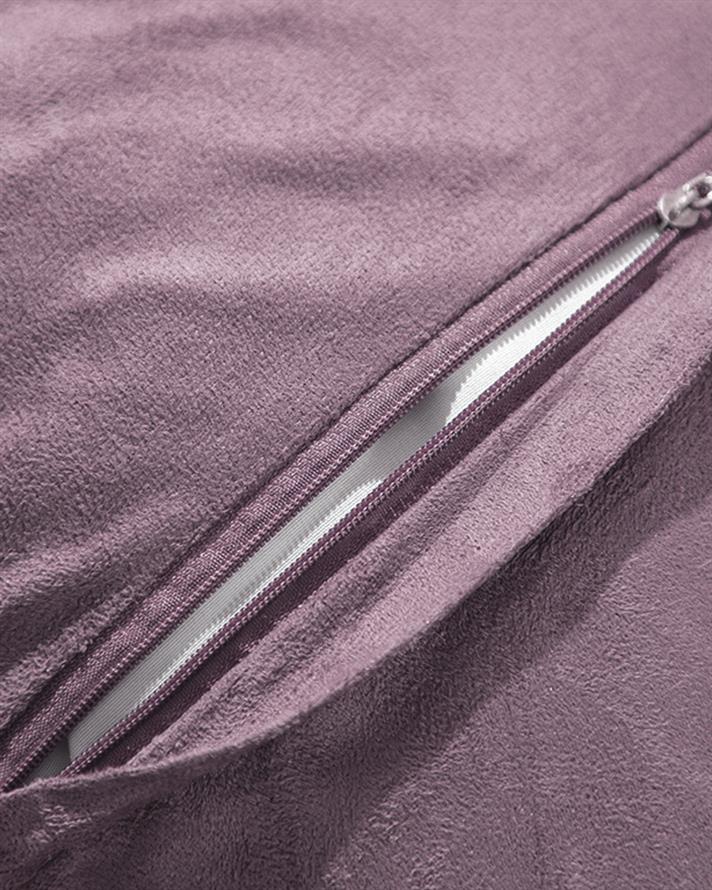 Față de pernă decorativă, Jade, acril, 45x45 cm, vișiniu