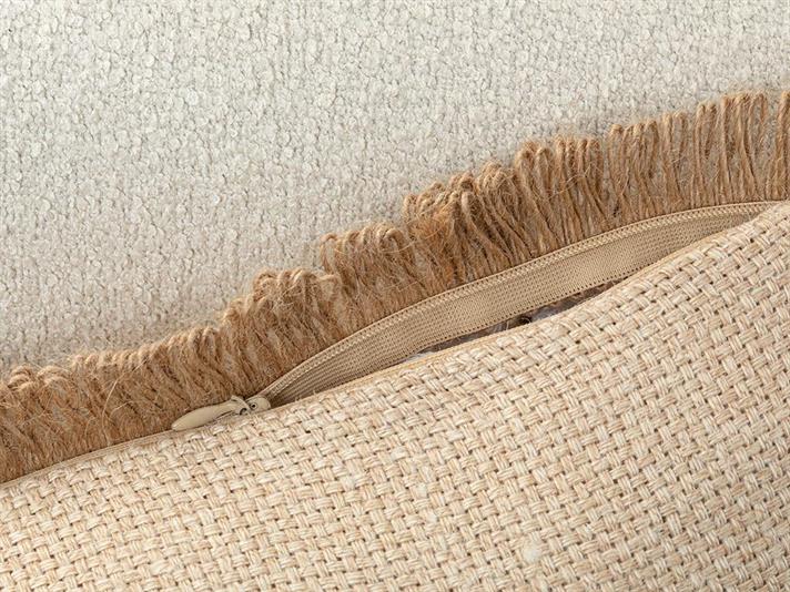 Față de pernă decorativă, Jute Glory, iută, 45x45 cm, bej
