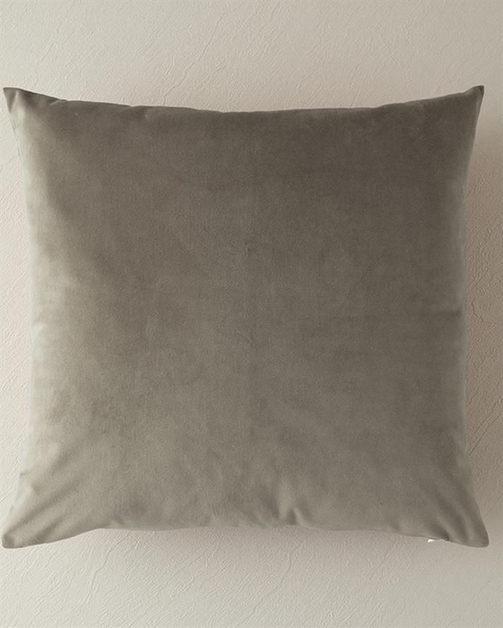 Față de pernă decorativă, Magia, catifea, 45x45 cm, maro