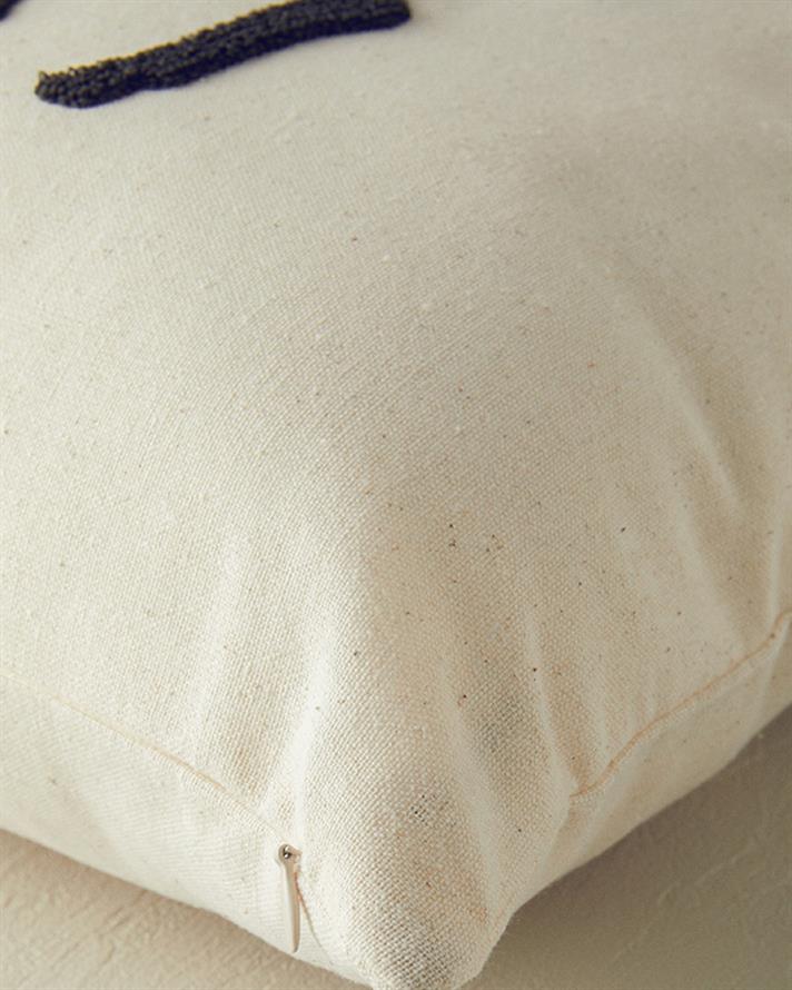 Față de pernă decorativă, Magical Deer, bumbac, 45x45 cm, ecru