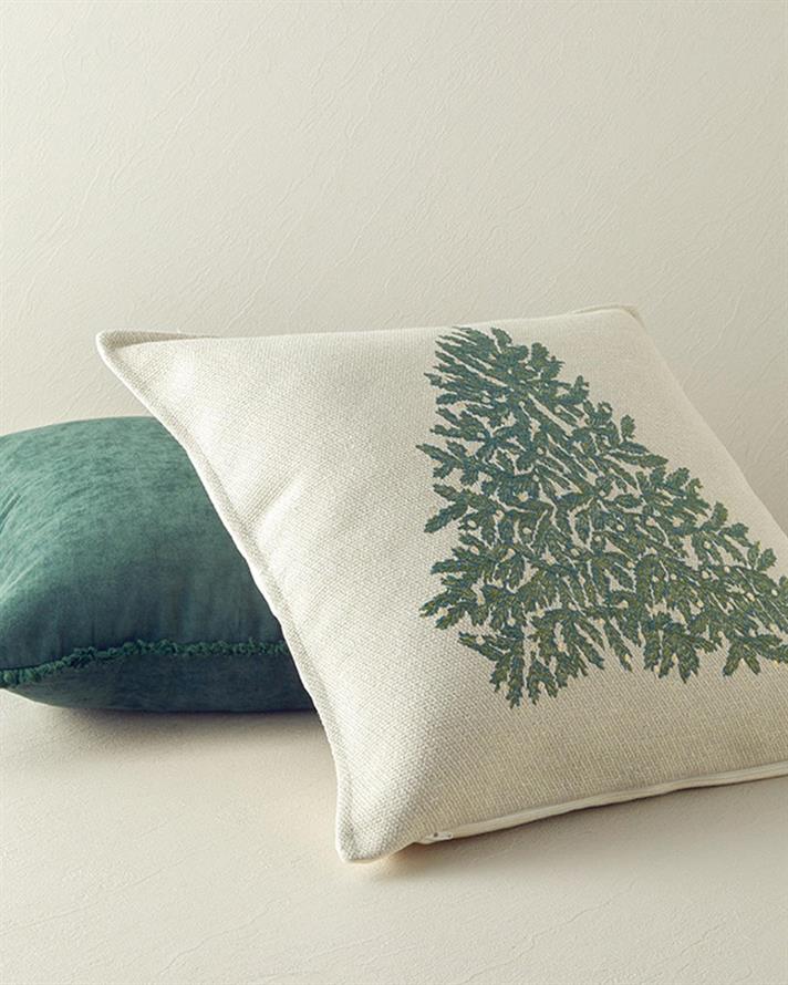 Față de pernă decorativă, Nevada, bumbac-poliester, 45x45 cm, ecru