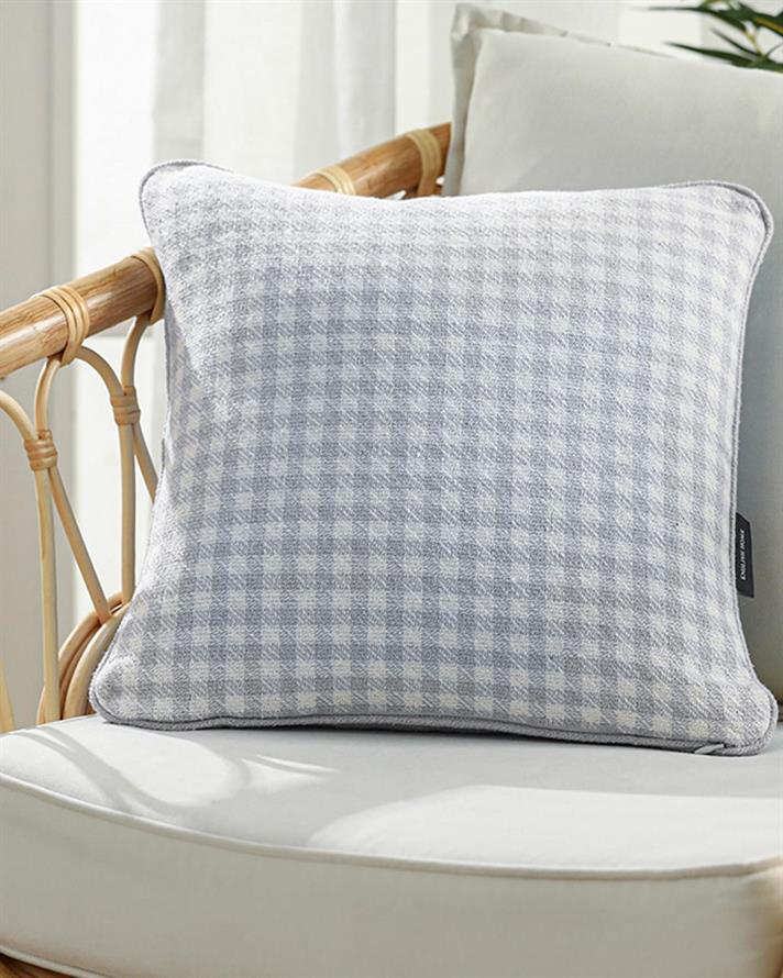 Față de pernă decorativă, Odesa, bumbac-acril, 42x42 cm, bleu