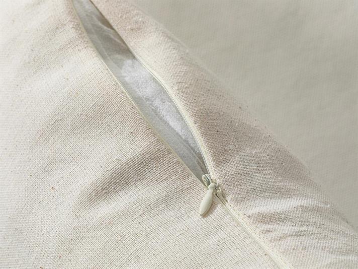 Față de pernă decorativă, Zoe, bumbac, 45x45 cm, natural