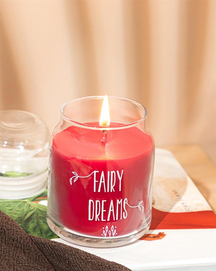 FAIRY DREAMS Lumânare Parfumată 195 gr Roz Deschis