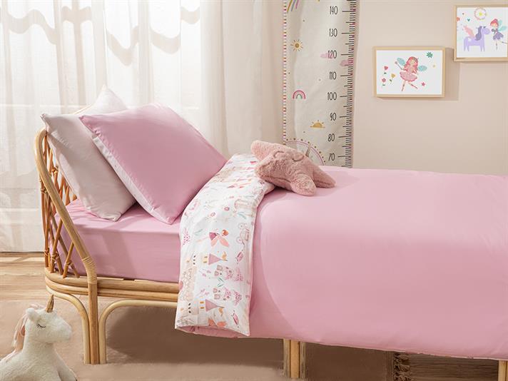Fairy Set Husă Pilotă Pentru Copii Copil, Bumbac, 160*220 Cm, Albastru-Maro