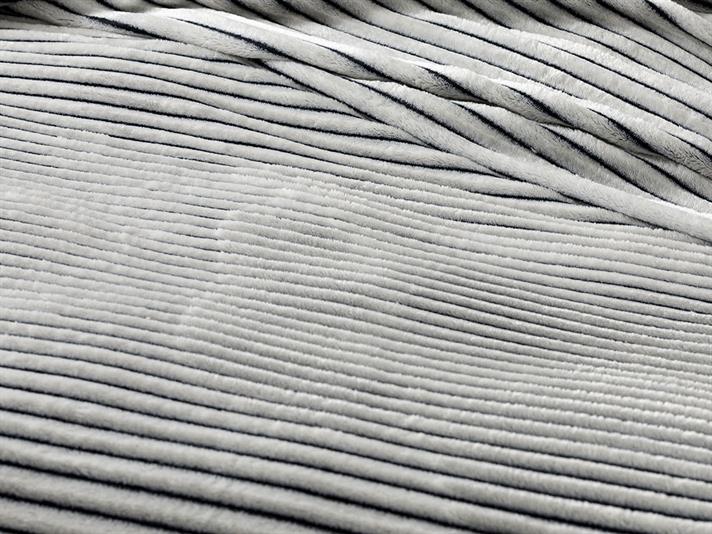 Fancy Plain Super Soft Double Person  PĂTURĂ 200x220 cm Gri.