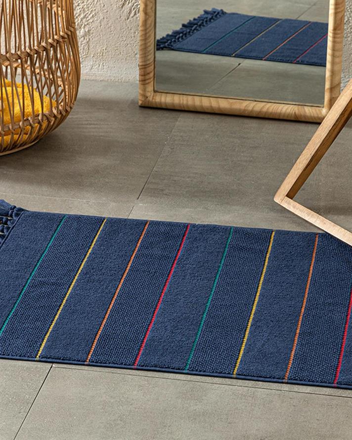 Farah Cottony Cu Jacquard Prosop Pentru Pıcıoare 50*70 Cm Albastru İnchis