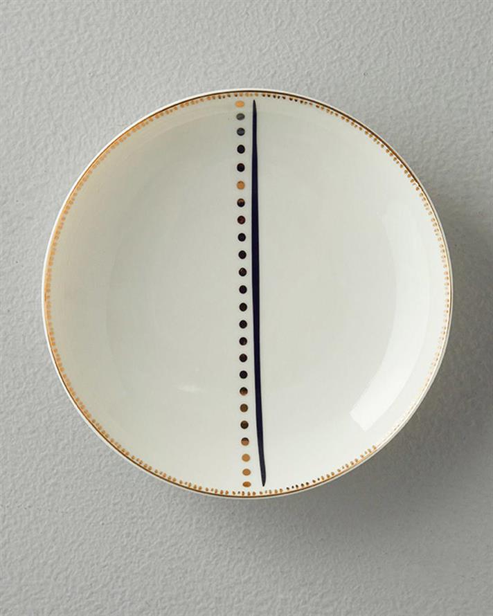 Farfurie adâncă, Modern Detail, porțelan, 20 cm, negru