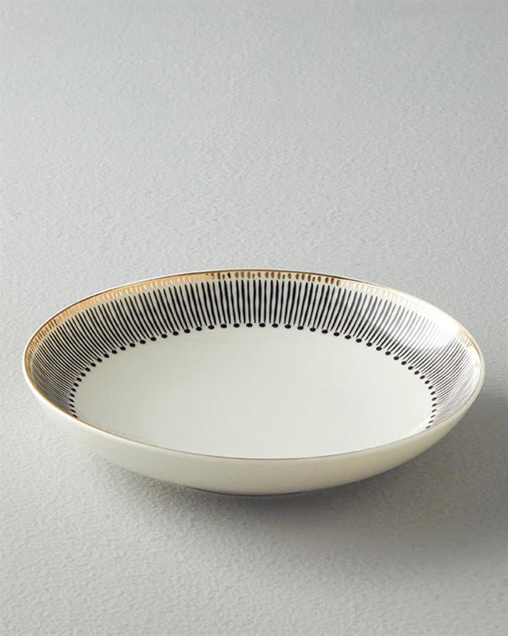 Farfurie adâncă, Modern Passion, porțelan, 20 cm, negru