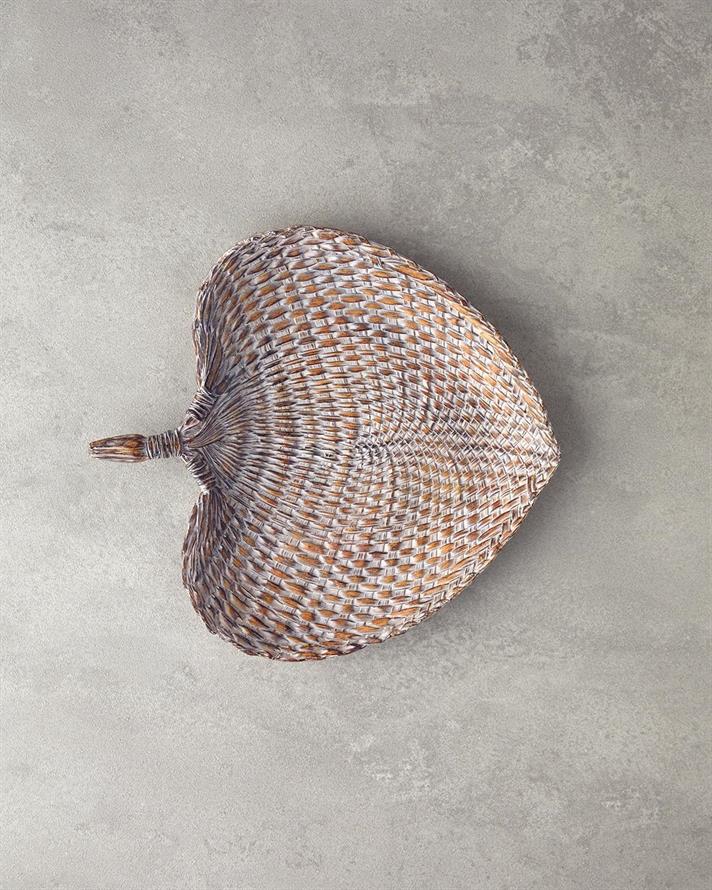 Bonito Polyresin Decorative Plate Brown