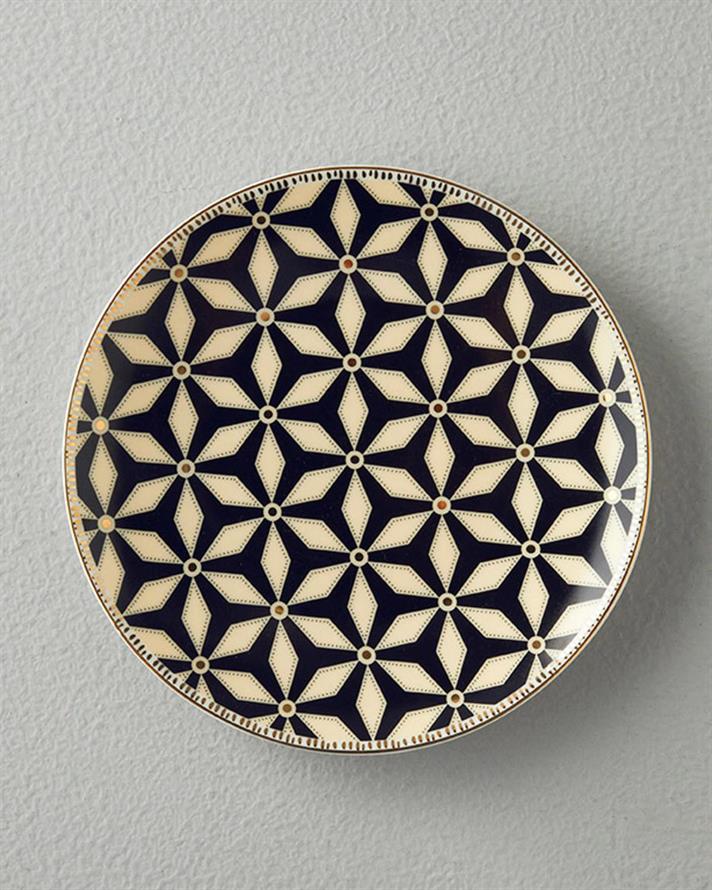 Farfurie desert, Modern Sense, porțelan, 20 cm, negru