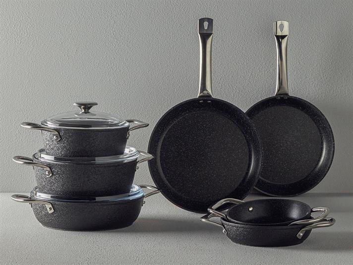 Charm Granite Fry Pan 28 cm Black