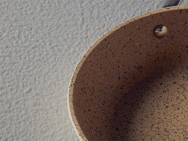 Charm Granite Shallow Frying Pan 20 cm Beige