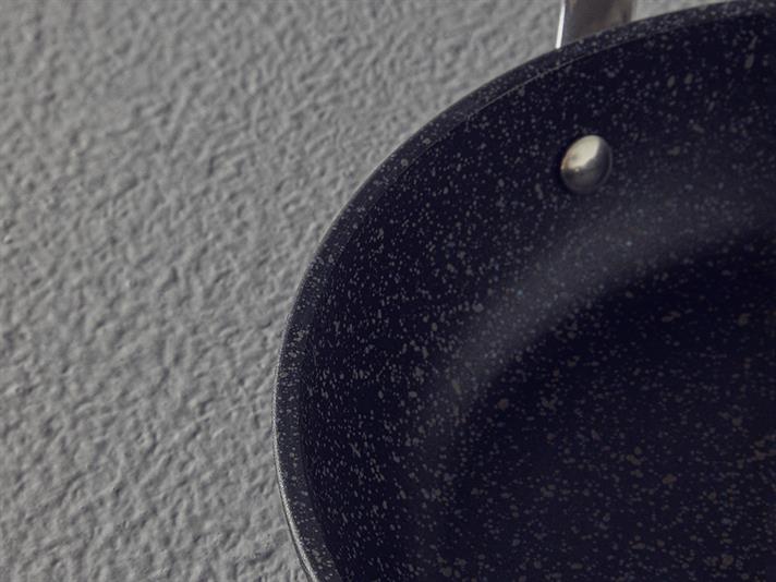 Charm Granite Shallow Frying Pan 20 cm Black