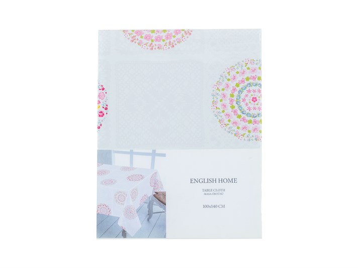 Farmecul creol PVC Față de Masă 100x140 cm White-Pink