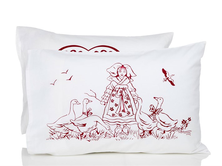 Fata de cabană Cottony Set 2  FAȚĂ DE PERNĂ 50x70 cm Claret Red