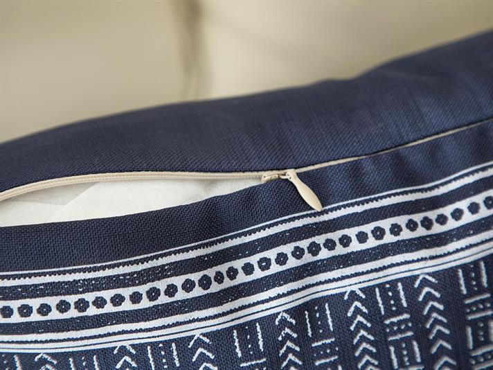 Fata De Perna Decorativa, Arbre, Poliester, 43x43 Cm, Albastru Indigo