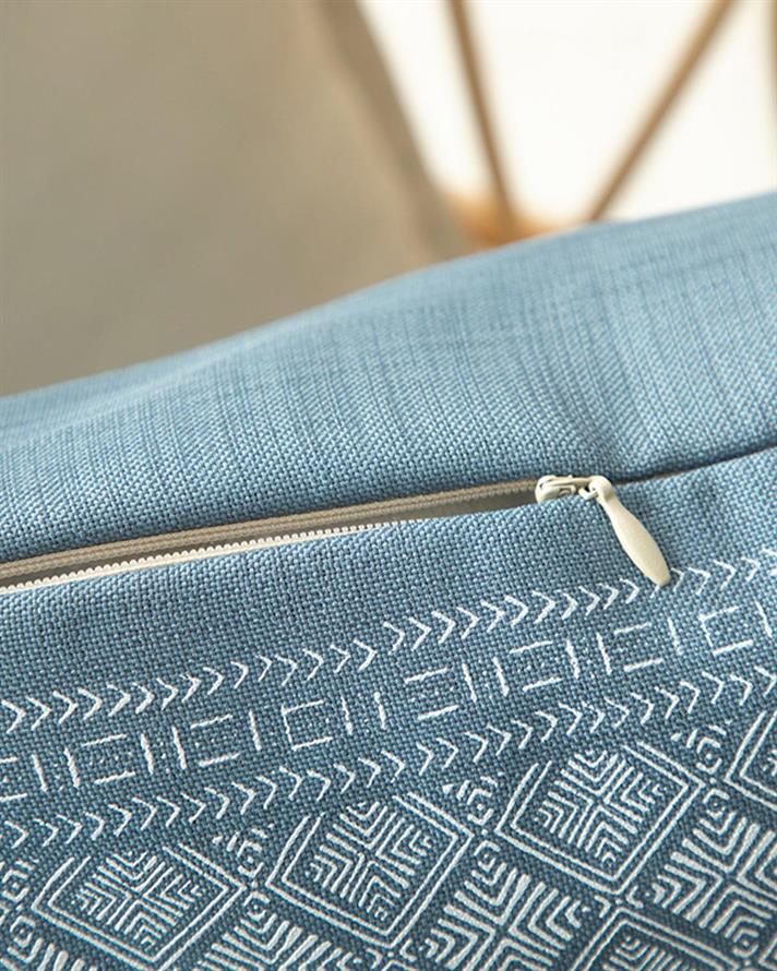 Fata De Perna Decorativa, Branche, Poliester, 43x43 Cm, Bleu