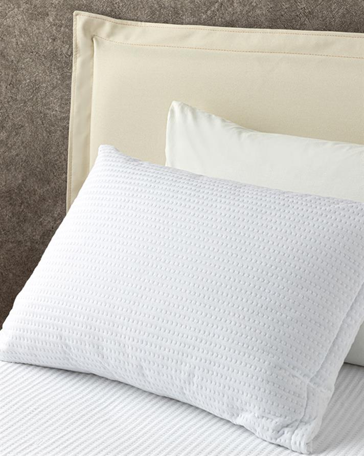 Fata de perna impermeabila, 1 buc, Deluxe 3D Waterproof, polipropilena, 50x70 cm, alb