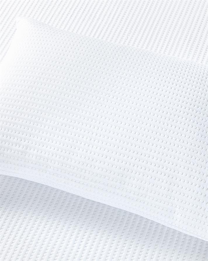 Fata de perna impermeabila, 1 buc, Deluxe 3D Waterproof, polipropilena, 50x70 cm, alb