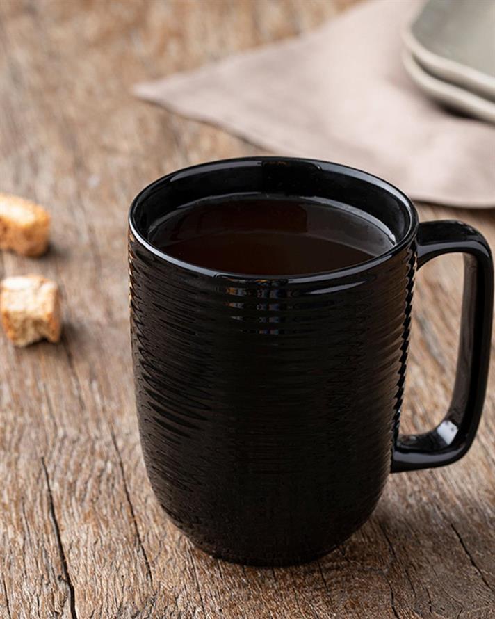 Fate New Bone China Cup 410 ml Black
