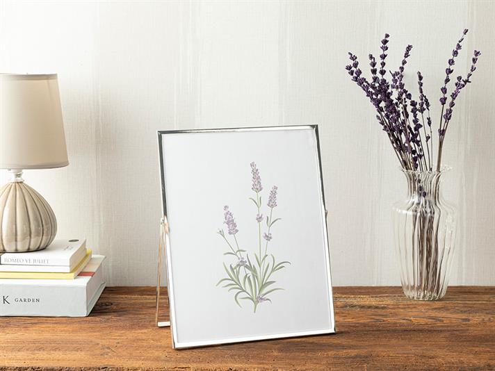 Ramă foto, Felicita, metal, 20x25 cm, argintiu