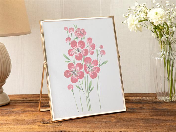 Felicita Ramă Foto , 20*25 Cm, Auriu