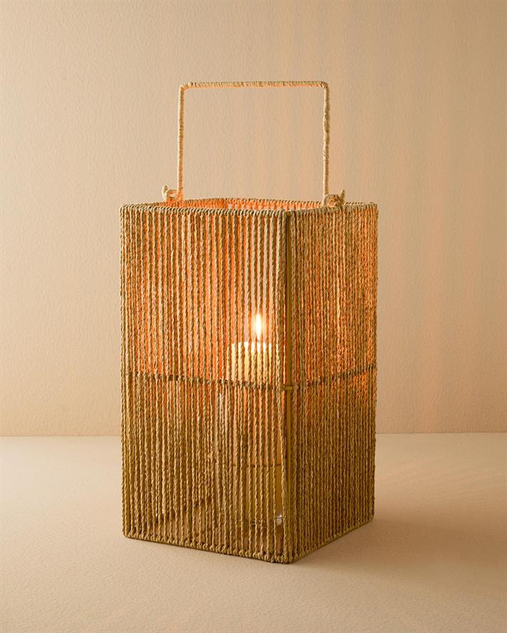 Felinar, Gloria, rachita, 22x22x39 cm, natural