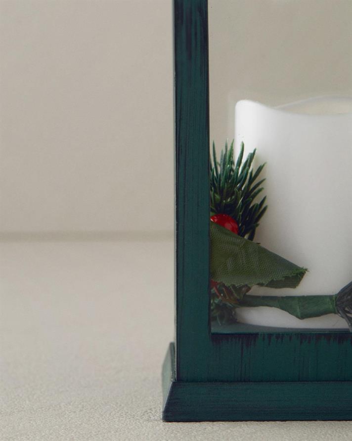 Felinar, Twist, plastic, 10x10x23 cm, verde