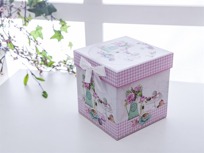 Happy Porcelain Pot Set . Pink