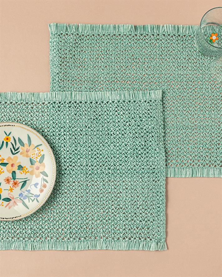 Festival Pe 2 Set Tıșlaıfăr 30*45 Cm Verde.