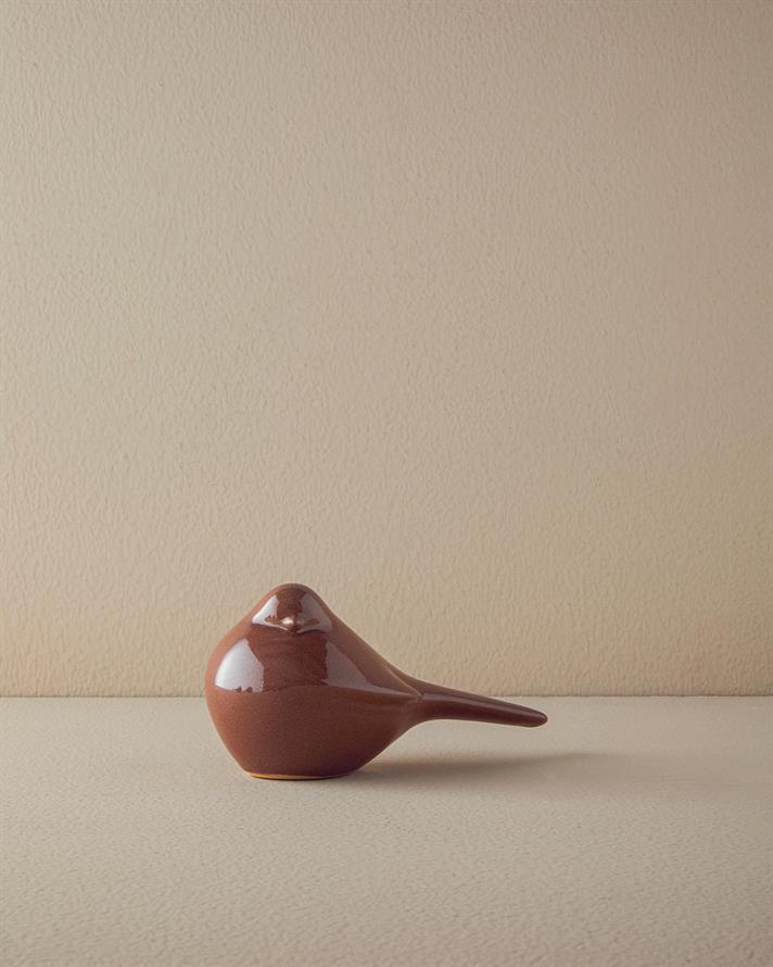 Birdy Ceramic Decorative Object Dusty Rose