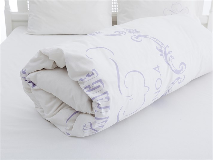 Fii vintage Bumbac Double Set Lenjerie De Pat 200x220 cm Alb Spart