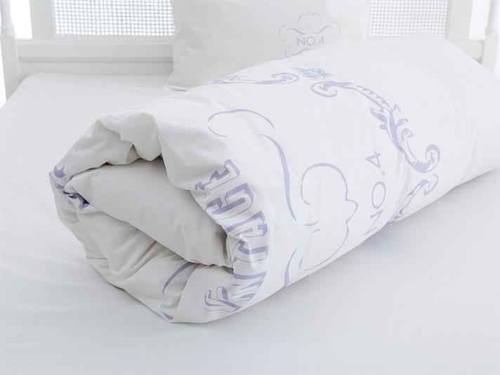 Fii vintage Bumbac Single Set Lenjerie De Pat 160x220 cm Alb Spart