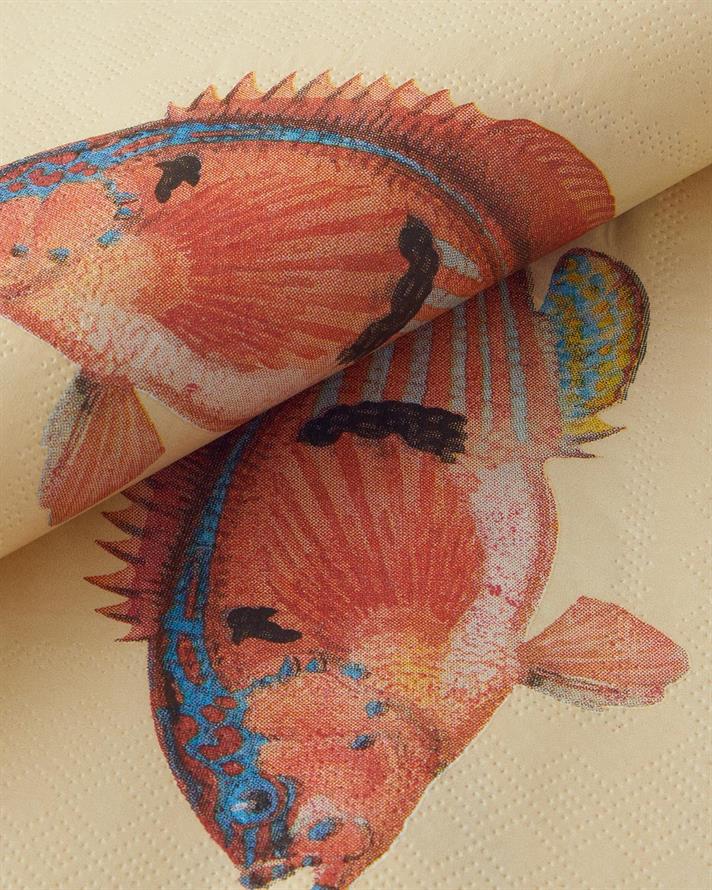 Finny Hârtie Cu 20 Piese Șervețele De Hârtie 33x33 cm Muștar