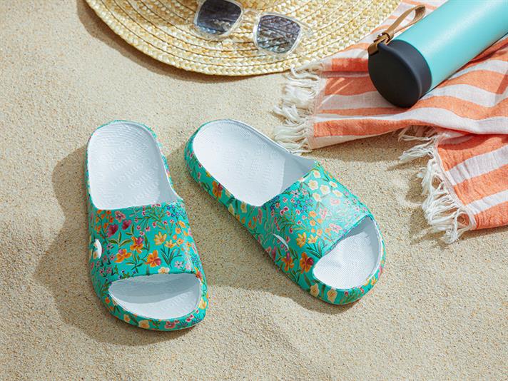 Fiona Women Beach Slipper 39 Blue