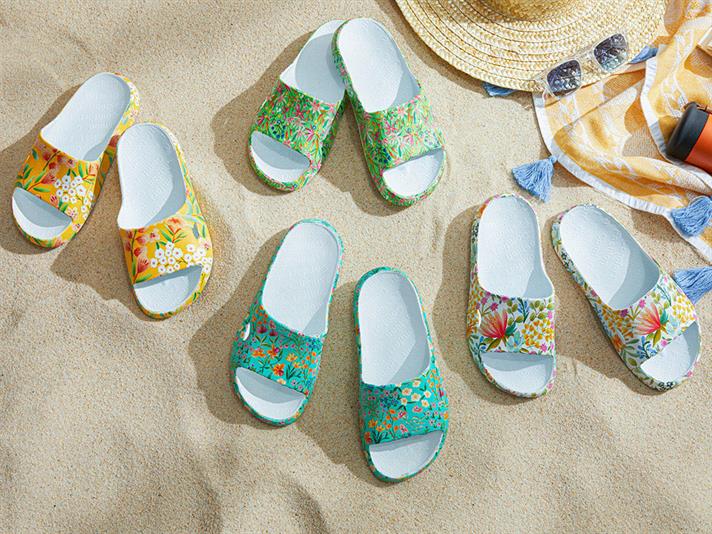 Fiona Women Beach Slipper 39 Yellow