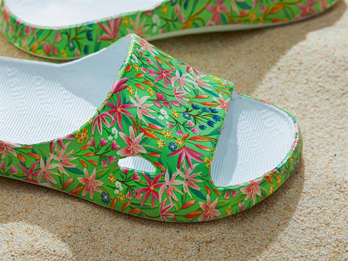 Papuci de plaja, dama, Fiona, EVA, masura 40, verde menta