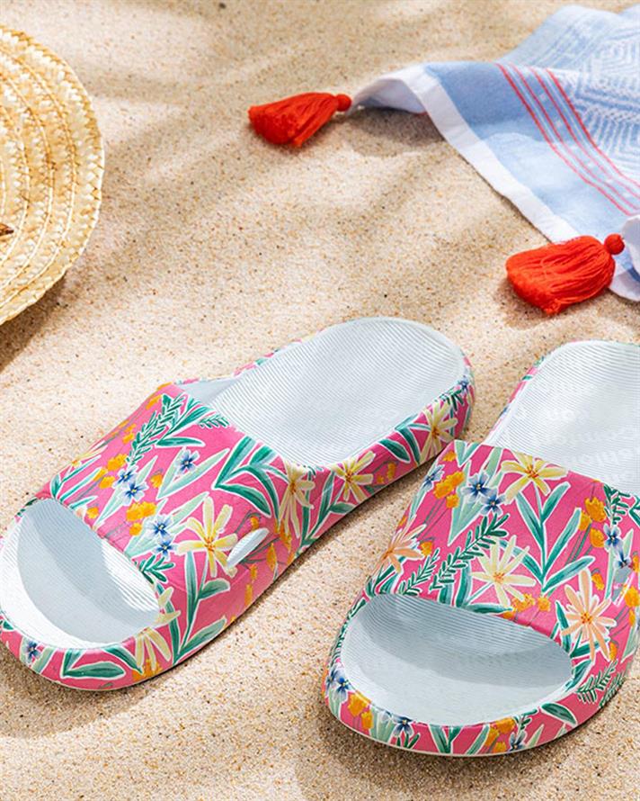 Fiona Women Beach Slipper 36 Pink
