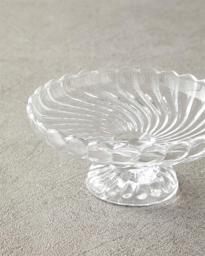 Fiona Sticlă Cu Picior Suport Servire 14.5 cm Transparent