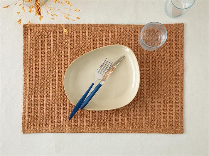 Fiorella Pe Table Mat 30x45 cm Terracotta
