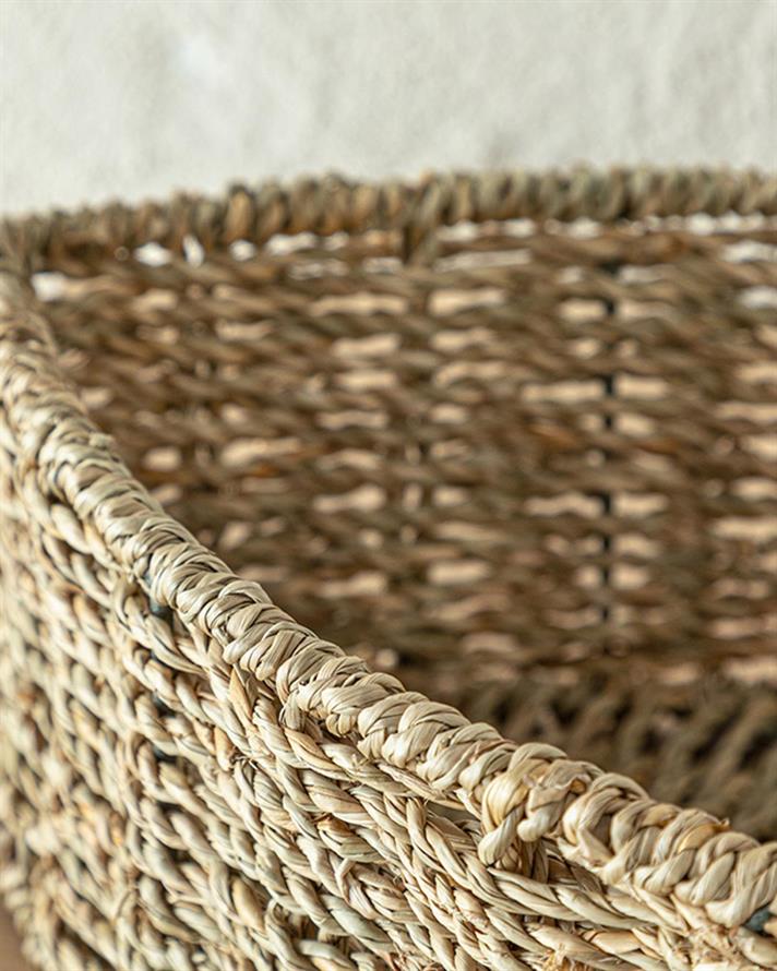 Fish Basket 35x20x32 cm Brown