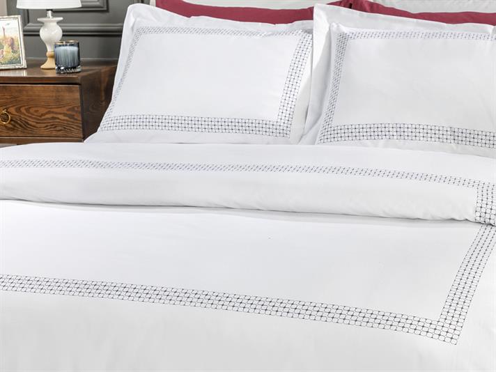 Flamel Cu Bumbac Single Set Lenjerie De Pat 160x220 cm Antracit