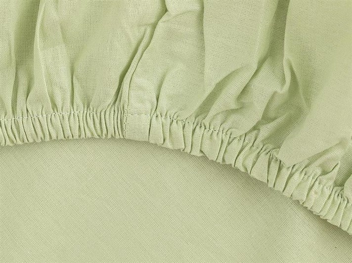 Flat 2 Cu Bumbac King Size Cearșaf Cu Elastic 200x200 cm Verde