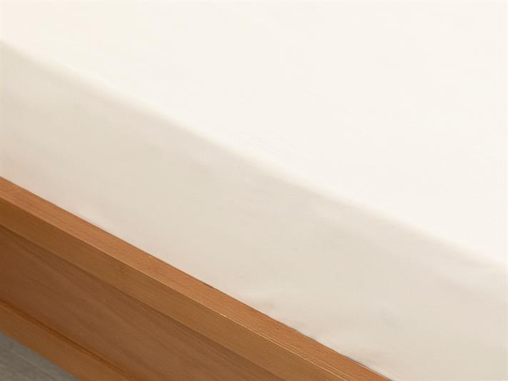 Flat 2 Cottony Pentru O Persoana  Cearșaf Elastıc 100*200 Cm Aproape Alb