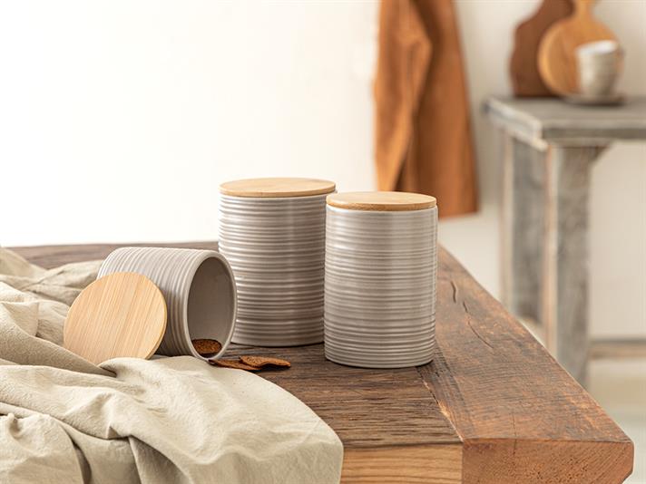 Flatty Dolomite Cruet 10x10x15 cm Beige