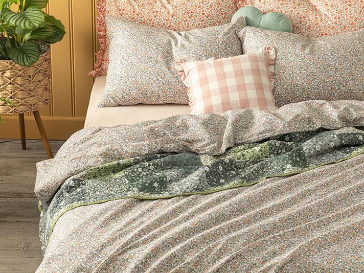 Fleur De Nuit Bumbac Double Person  SET LENJERIE DE PAT 200x220 cm Powder Pink