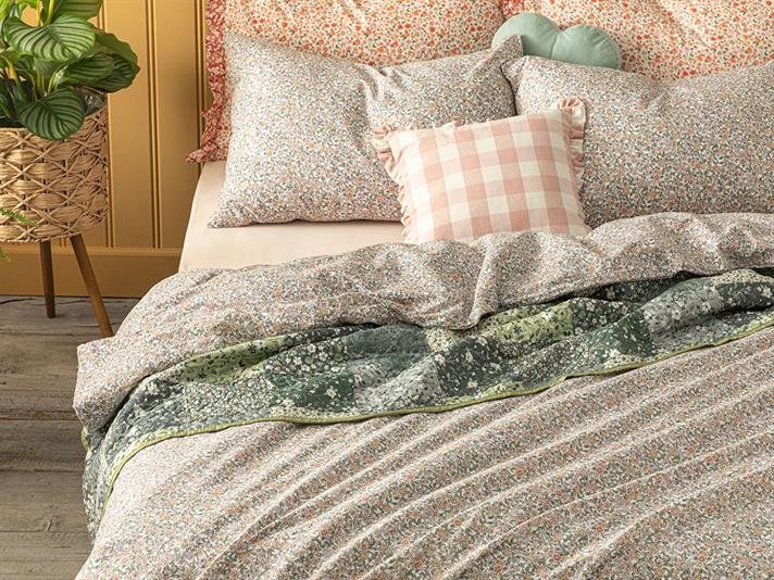 Fleur De Nuit Bumbac For One Person  SET LENJERIE DE PAT 160x220 cm Powder Pink